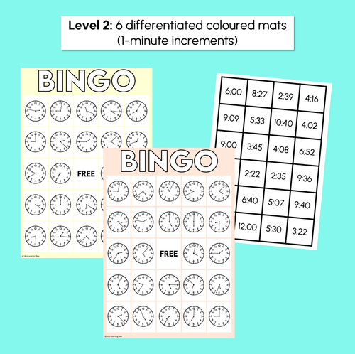 Resource preview 3 for Time Bingo - Reading Time Bingo Boards