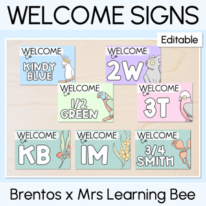 Welcome To Our Class EDITABLE SIGNS - The Brentos Collection