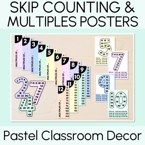 Resource preview 27 for Pastel Classroom Decor Bundle