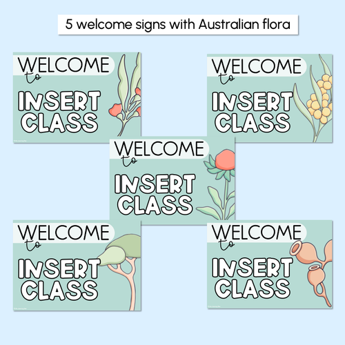 Resource preview 3 for Welcome To Our Class EDITABLE SIGNS - The Brentos Collection