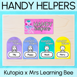 Handy Helpers Classroom Jobs Display - The Kutopia Collection
