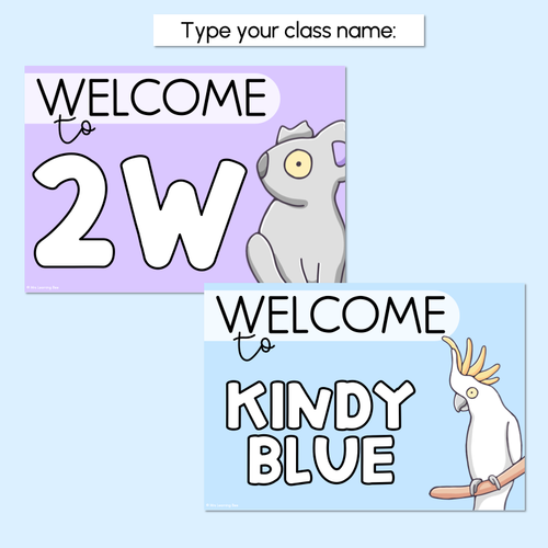 Resource preview 4 for Welcome To Our Class EDITABLE SIGNS - The Brentos Collection