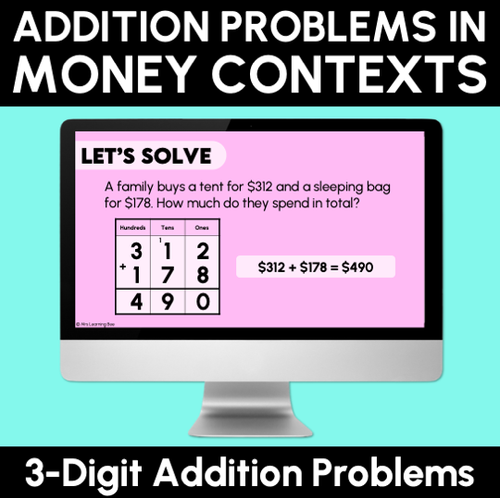 Resource preview 19 for Applying Addition & Subtraction to familiar contexts, including money and budgeting - Grade 3 & 4 Unit of Work