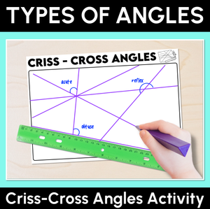 Criss-Cross Angles Activity - Types of Angles