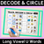 4 for Trace, Decode & Circle - Long Vowel Words - Decodable Word Mats Bundle