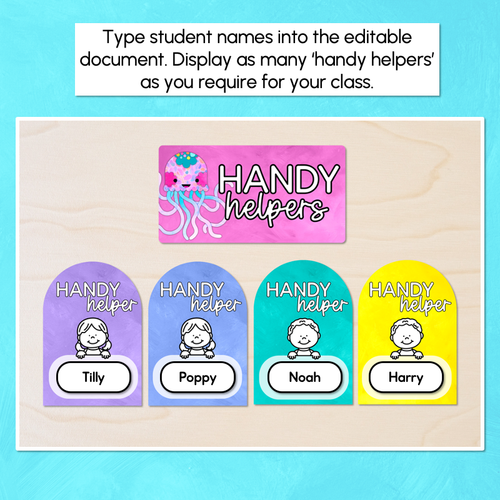 Resource preview 3 for Handy Helpers Classroom Jobs Display - The Kutopia Collection