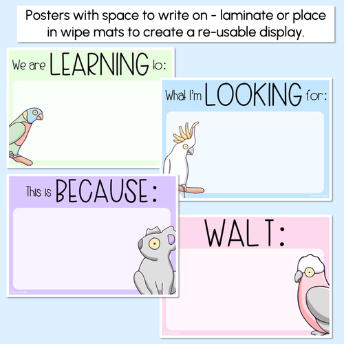 Resource preview 2 for Learning Intentions & Success Criteria - LISC Posters - The Brentos Collection