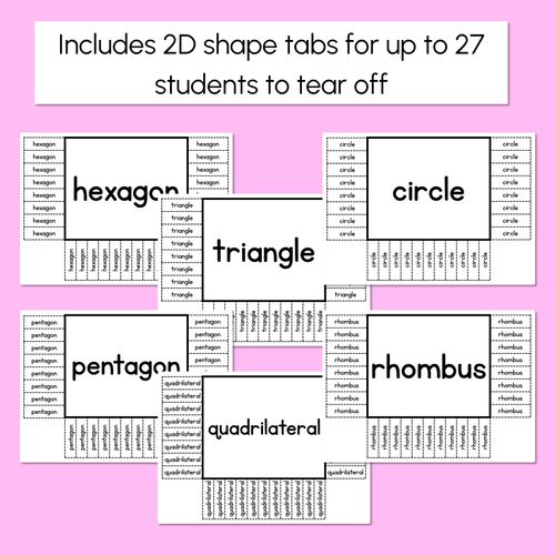 Resource preview 3 for READ THE ROOM  - 2D Shapes