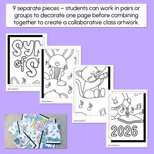Resource preview 2 for BOOK WEEK 2026 - Collaborative Class Artwork Activity