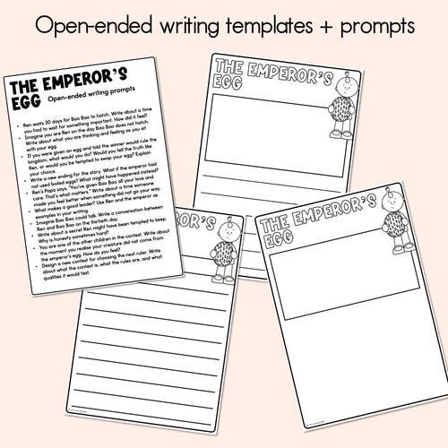 Resource preview 3 for The Emperor's Egg Printable Pack - Literacy, Maths, Book Crafts & Design Printables - Book Week 2026