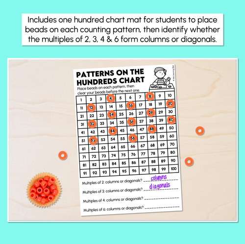 Resource preview 2 for Patterns on the Hundred Chart - Multiples Mat
