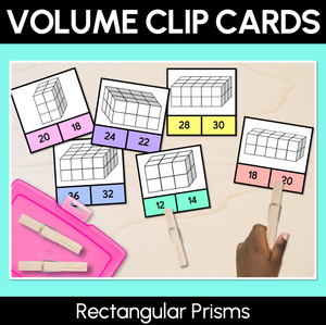 Volume Clip Cards – Rectangular Prisms