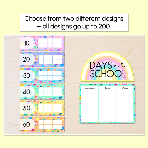 Resource preview 2 for DAYS OF SCHOOL DISPLAY- The Kasey Rainbow Collection