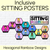 1 for Inclusive Sitting Posters & Display - Hexagonal Rainbow Design