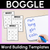 1 for Boggle – Word Building Templates