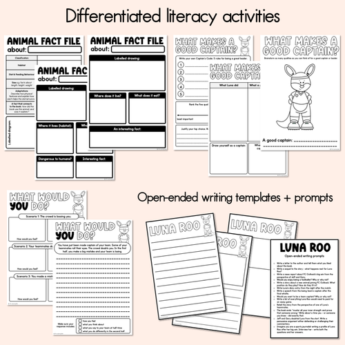 Resource preview 4 for Luna Roo Differentiated Activities - Literacy, Maths, Book Crafts & Design Printables - National Simultaneous Storytime 2026