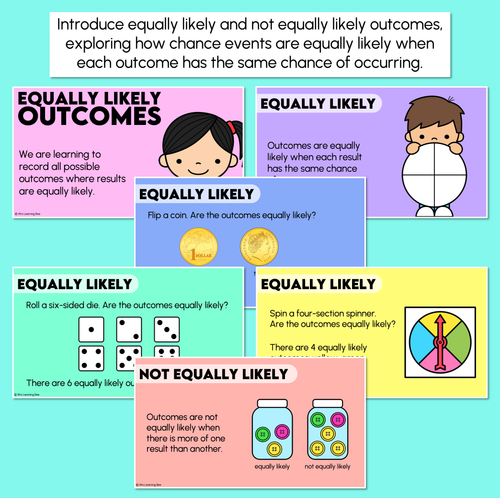 Resource preview 2 for Chance: Equally Likely Outcomes - Digital Slides