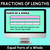 10 for Length: Halves & Quarters of Lengths - Grade 1 & 2 Unit of Work