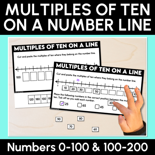 Resource preview 4 for Represent Numbers on a Line - Grade 1 & 2 Unit of Work