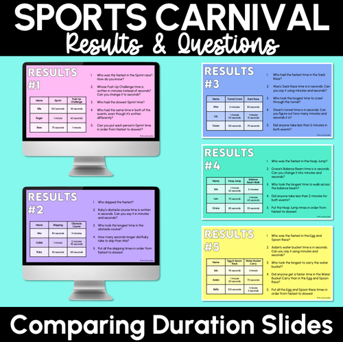 Resource preview 8 for Duration - Grade 1 & 2 Unit of Work