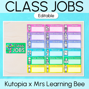 Editable Class Jobs Display - The Kutopia Collection