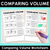1 for Comparing Volume Worksheets