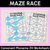 1 for Consonant Phoneme ZH Words Maze Race - Consonant ZH Words Worksheets