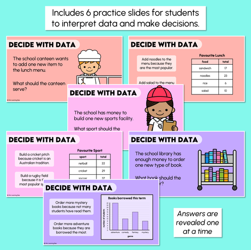 Resource preview 4 for Using Data to Make Decisions - Digital Slides