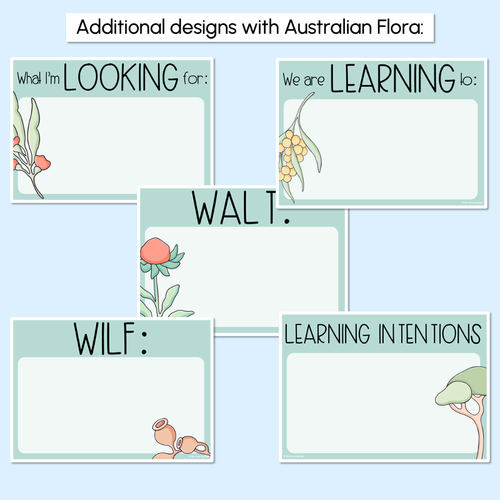 Resource preview 5 for Learning Intentions & Success Criteria - LISC Posters - The Brentos Collection