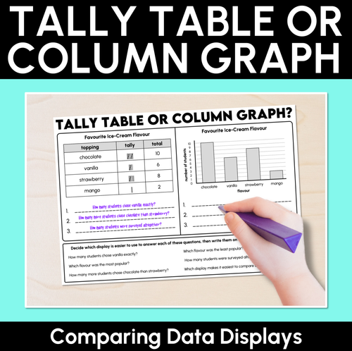 Resource preview 11 for Reading & Interpreting Data - Grade 3 & 4 Unit of Work