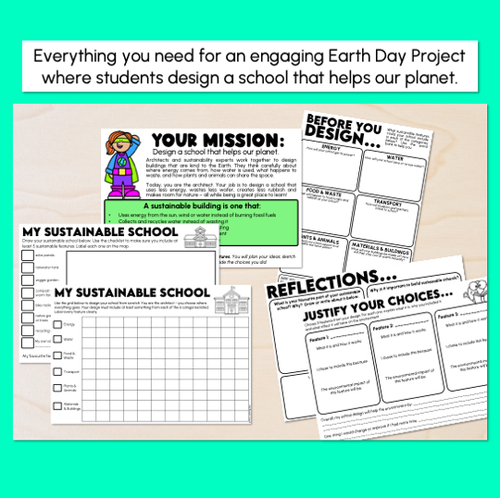 Resource preview 2 for Earth Day - Design a Sustainable School