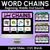 1 for CVC Word Chains for Beginning, Middle & End Sounds - Decodable PowerPoint