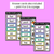 4 for Long Vowel E Word Chains for Beginning, Middle & End Sounds-Decodable Activities