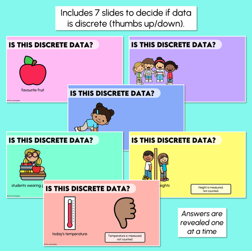 Resource preview 3 for Identifying Discrete Data - Digital Slides