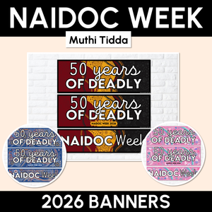 NAIDOC WEEK 2026 Editable Headers - Muthi Tidda