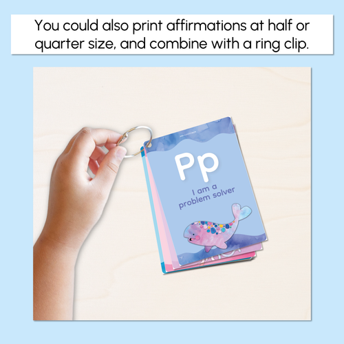 Resource preview 5 for Alphabet Affirmation Posters - The Sea of Wonder Collection - Calming Classroom Decor
