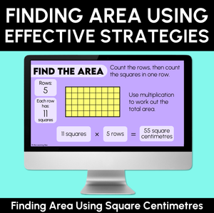 Finding Area Using Effective Strategies – Digital Slides