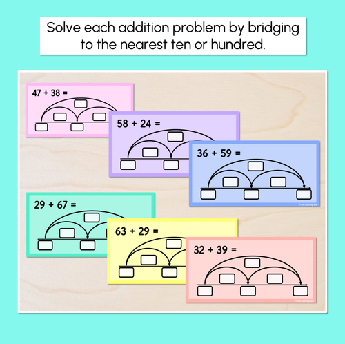Resource preview 2 for Bridging Strategy - Addition Task Cards