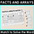 1 for Match to Solve the Word  - Facts & Arrays - Multiplication & Division Worksheets