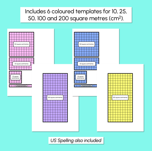 Resource preview 2 for Area Benchmarks – Square Centimetre Grid Templates