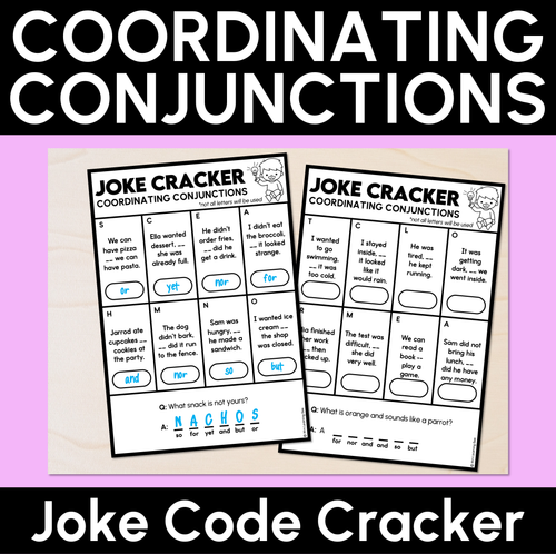 Resource preview 6 for Coordinating Conjunctions Bundle