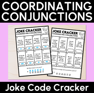 Joke Code Cracker - Coordinating Conjunctions