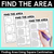 1 for Find the Area - Finding Area Using Square Centimetres - Worksheets
