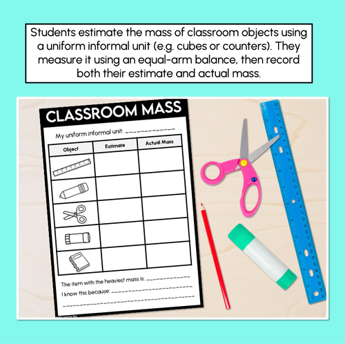 Resource preview 3 for Classroom Mass with Informal Units