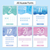 3 for Number Posters 1-30 - The Sea of Wonder Collection - Calming Classroom Decor