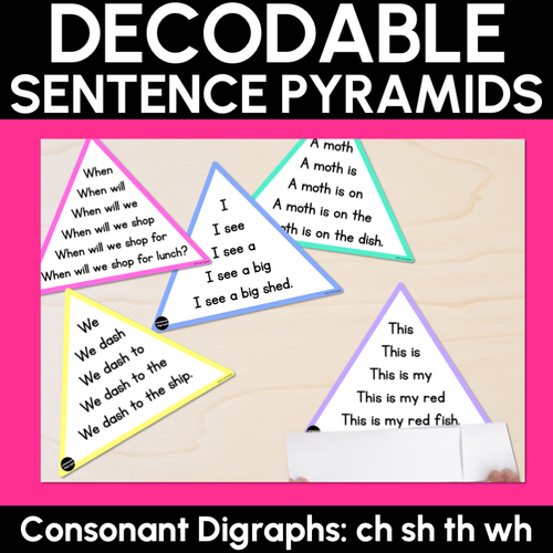 Resource preview 16 for Decodable Sentence Pyramids Complete Bundle