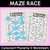 1 for Consonant Phoneme D Words Maze Race - Consonant D Words Worksheets