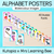 1 for Alphabet Posters - The Kutopia Collection - Watercolour Rainbow with Watercolour Images