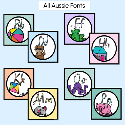 Resource preview 2 for MINI ALPHABET POSTERS - The Brentos Collection