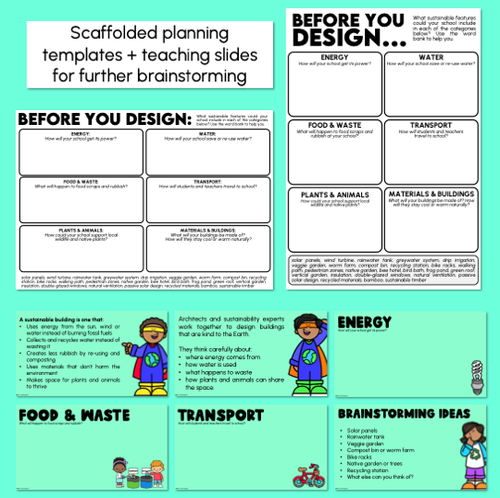 Resource preview 3 for Earth Day - Design a Sustainable School